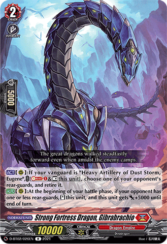 Strong Fortress Dragon, Gibrabrachio - D-BT02/026EN