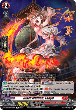 Blaze Maiden, Tanya - D-BT02/029EN