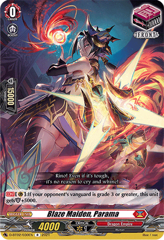Blaze Maiden, Parama - D-BT02/030EN