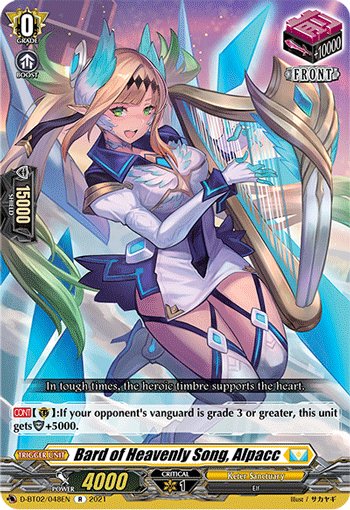 Bard of Heavenly Song, Alpacc - D-BT02/048EN