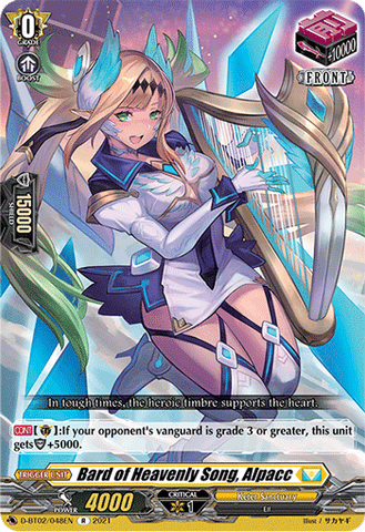 Bard of Heavenly Song, Alpacc - D-BT02/048EN