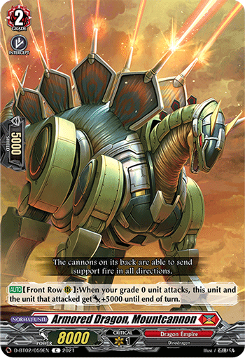 Armored Dragon, Mountcannon - D-BT02/059EN