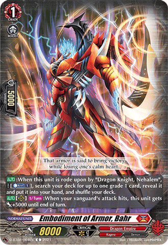 Embodiment of Armor, Bahr - D-BT02/064EN