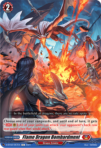 Flame Dragon Bombardment - D-BT02/067EN