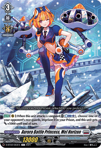 Aurora Battle Princess, Mel Horizon - D-BT02/083EN