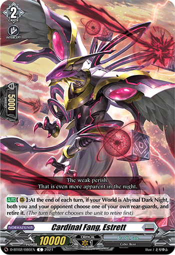 Cardinal Fang, Estrett - D-BT02/086EN