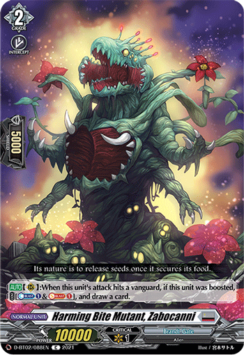 Harming Bite Mutant, Zabocanni - D-BT02/088EN