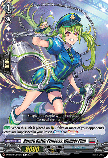 Aurora Battle Princess, Wapper Plun - D-BT02/091EN