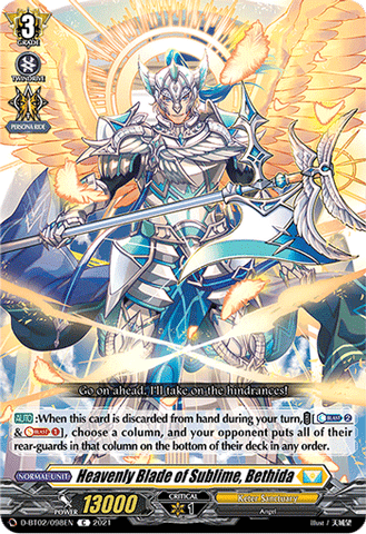 Heavenly Blade of Sublime, Bethida - D-BT02/098EN
