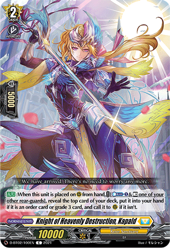 Knight of Heavenly Destruction, Kapald - D-BT02/100EN