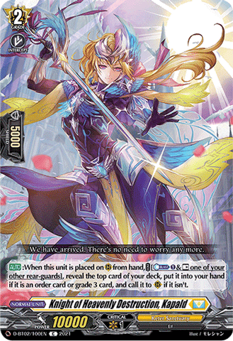 Knight of Heavenly Destruction, Kapald - D-BT02/100EN