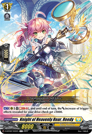 Knight of Heavenly Roar, Reedy - D-BT02/103EN