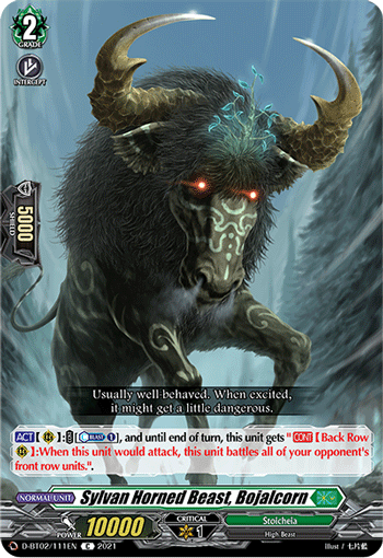 Sylvan Horned Beast, Bojalcorn - D-BT02/111EN