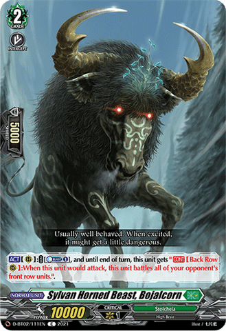 Sylvan Horned Beast, Bojalcorn - D-BT02/111EN