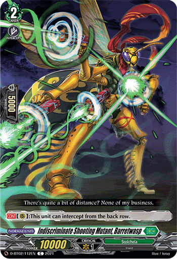 Indiscriminate Shooting Mutant, Barretwasp - D-BT02/112EN