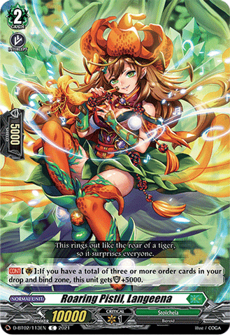 Roaring Pistil, Langeena - D-BT02/113EN