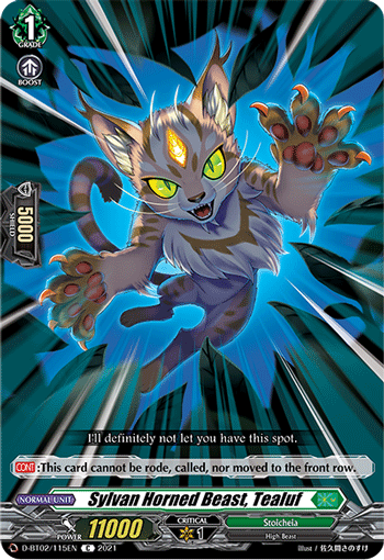 Sylvan Horned Beast, Tealuf - D-BT02/115EN