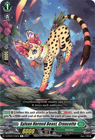 Sylvan Horned Beast, Croucotte - D-BT02/118EN