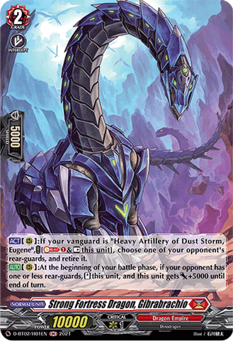 Strong Fortress Dragon, Gibrabrachio (Holo) - D-BT02/H01EN