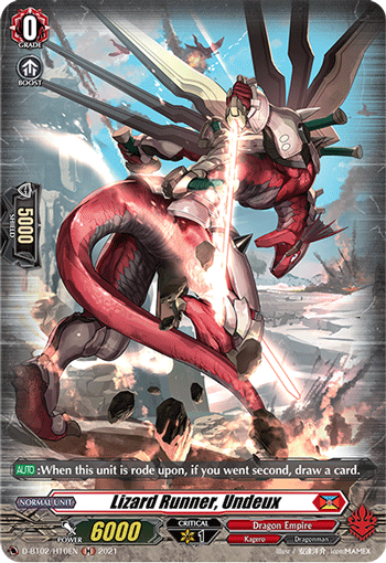 Lizard Runner, Undeux (Holo) - D-BT02/H10EN