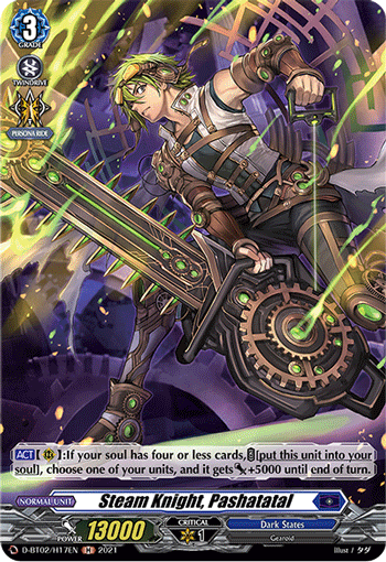 Steam Knight, Pashatatal (Holo) - D-BT02/H17EN