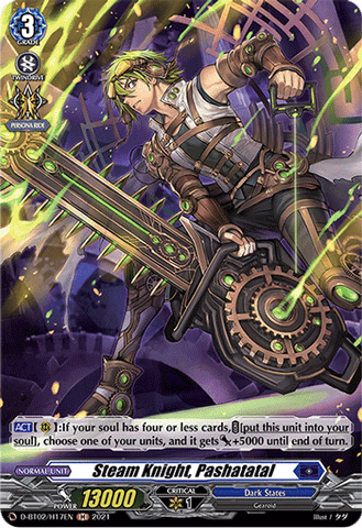 Steam Knight, Pashatatal (Holo) - D-BT02/H17EN