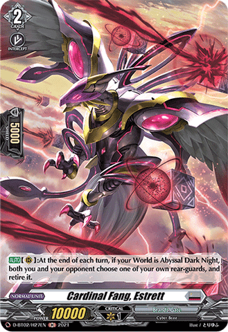 Cardinal Fang, Estrett (Holo) - D-BT02/H27EN