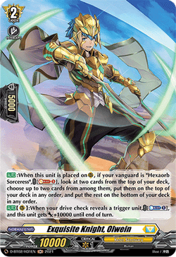 Exquisite Knight, Olwein (Holo) - D-BT02/H31EN
