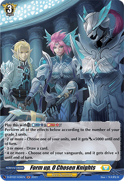 Form up, O Chosen Knights (Holo) - D-BT02/H36EN