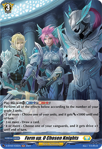 Form up, O Chosen Knights (Holo) - D-BT02/H36EN