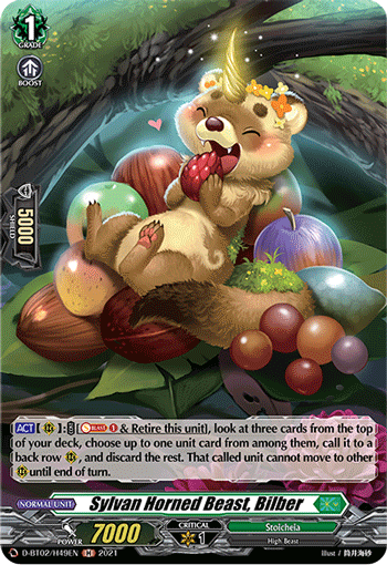 Sylvan Horned Beast, Bilber (Holo) - D-BT02/H49EN