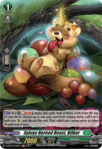 Sylvan Horned Beast, Bilber (Holo) - D-BT02/H49EN