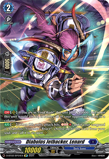 Diabolos Jetbacker, Lenard (SP) - D-BT02/SP04EN