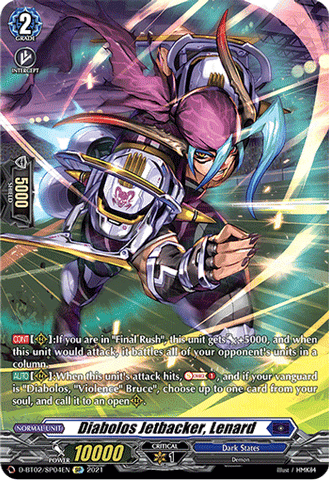 Diabolos Jetbacker, Lenard (SP) - D-BT02/SP04EN