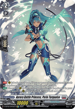 Aurora Battle Princess, Perio Turquoise (SP) - D-BT02/SP06EN