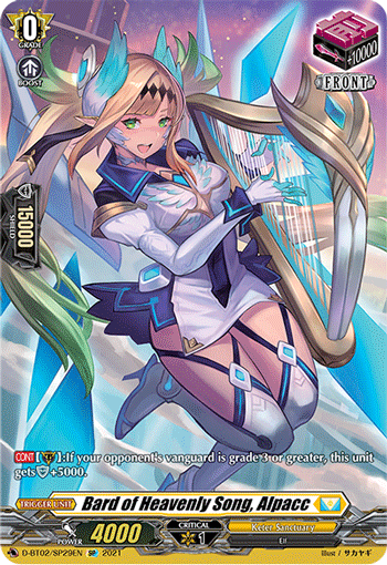 Bard of Heavenly Song, Alpacc (SP) - D-BT02/SP29EN