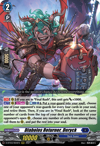 Diabolos Returner, Deryck - D-BT03/004EN