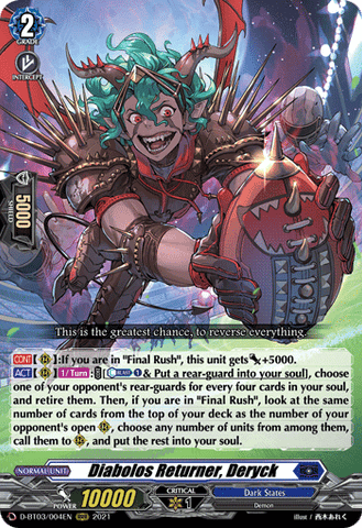 Diabolos Returner, Deryck - D-BT03/004EN