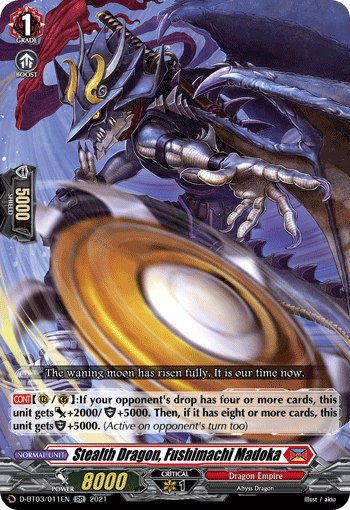 Stealth Dragon, Fushimachi Madoka - D-BT03/011EN
