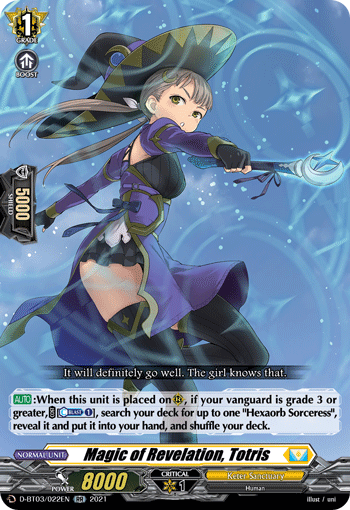 Magic of Revelation, Totris - D-BT03/022EN