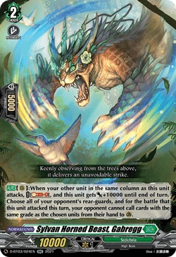 Sylvan Horned Beast, Gabregg - D-BT03/024EN