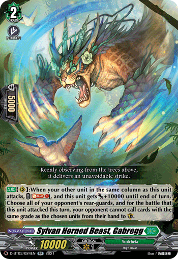 Sylvan Horned Beast, Gabregg - D-BT03/024EN