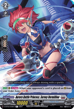 Aurora Battle Princess, Survey Vermillion - D-BT03/039EN