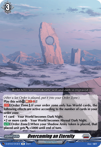 Overcoming an Eternity - D-BT03/043EN