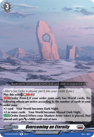 Overcoming an Eternity - D-BT03/043EN