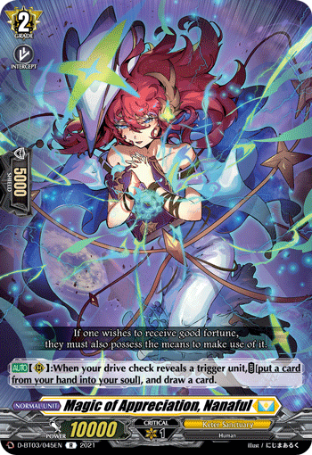 Magic of Appreciation, Nanaful - D-BT03/045EN
