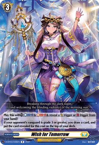 Wish for Tomorrow - D-BT03/048EN
