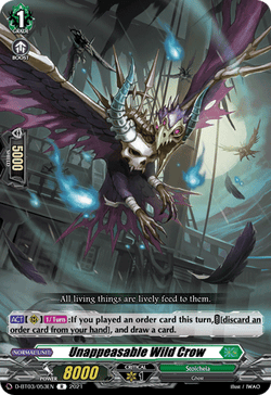 Unappeasable Wild Crow - D-BT03/053EN