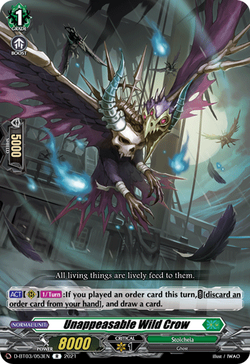 Unappeasable Wild Crow - D-BT03/053EN
