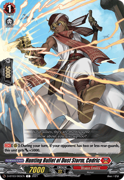 Hunting Bullet of Dust Storm, Cedric - D-BT03/065EN